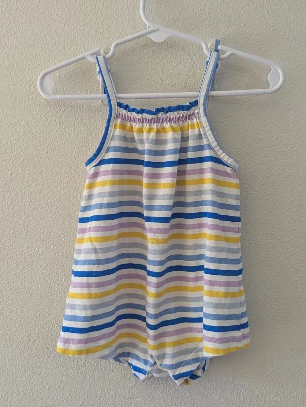 Striped Bubble Romper 6-12m